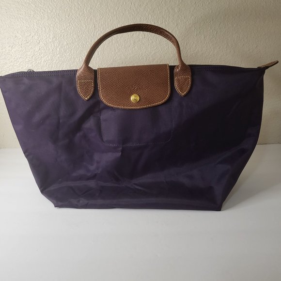Longchamp Handbags - Longchamp Le Pliage Medium Marine Tote Bag